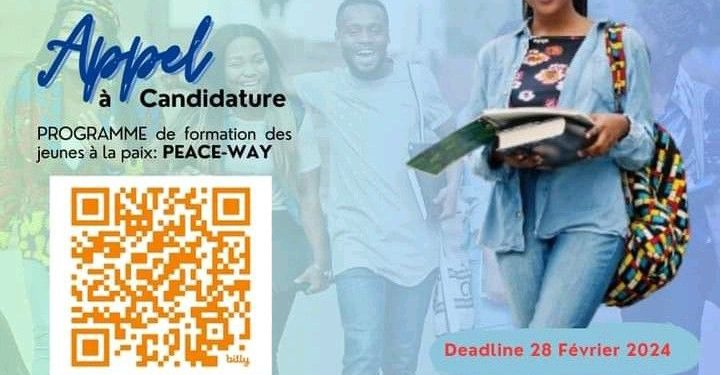 OPPORTUNITE : Programme PEACEWAY,Renforcez votre leadership pour la paix !