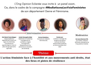 Panel en Ligne : « L&rsquo;Action Féministe face à l&rsquo;Hostilité et aux Mouvements Anti-Droits » – Campagne #MediatisonsLesVoixFeministes